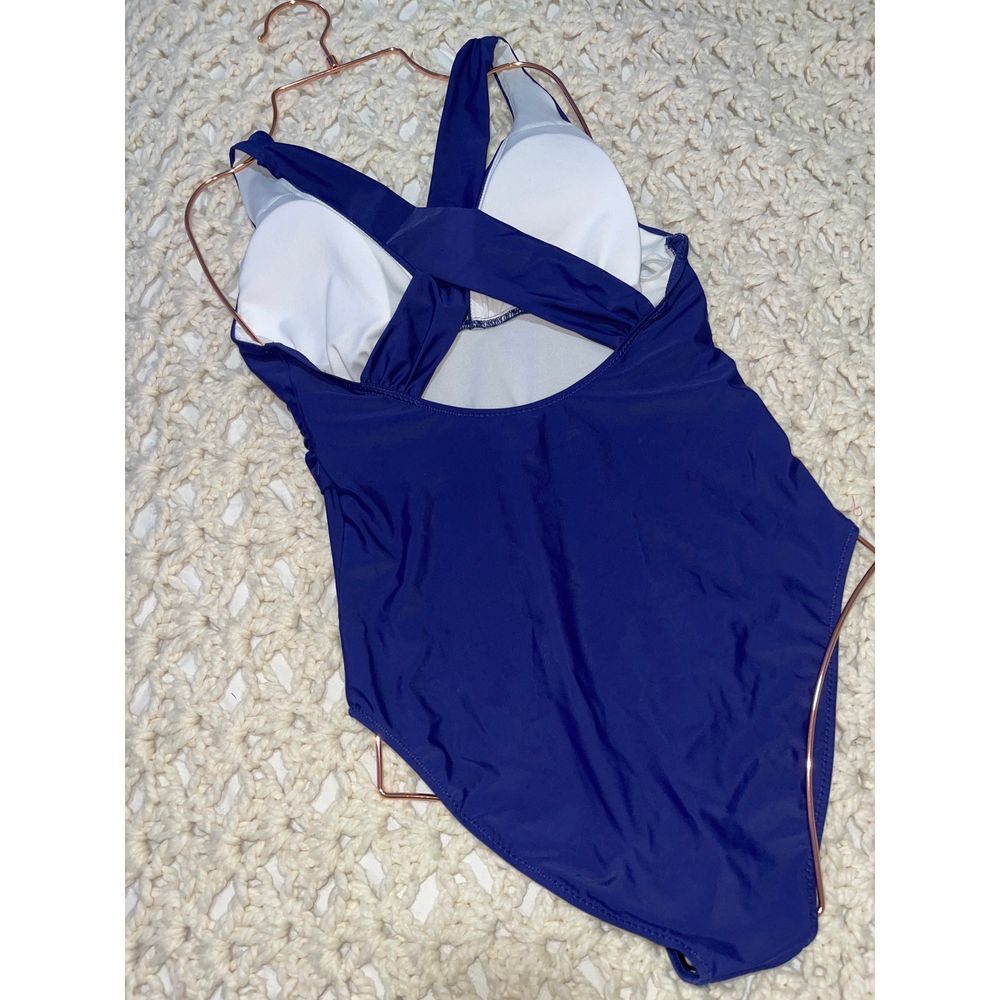 Tummy Control Swimsuits Solid Color One Piece Fro… - image 4